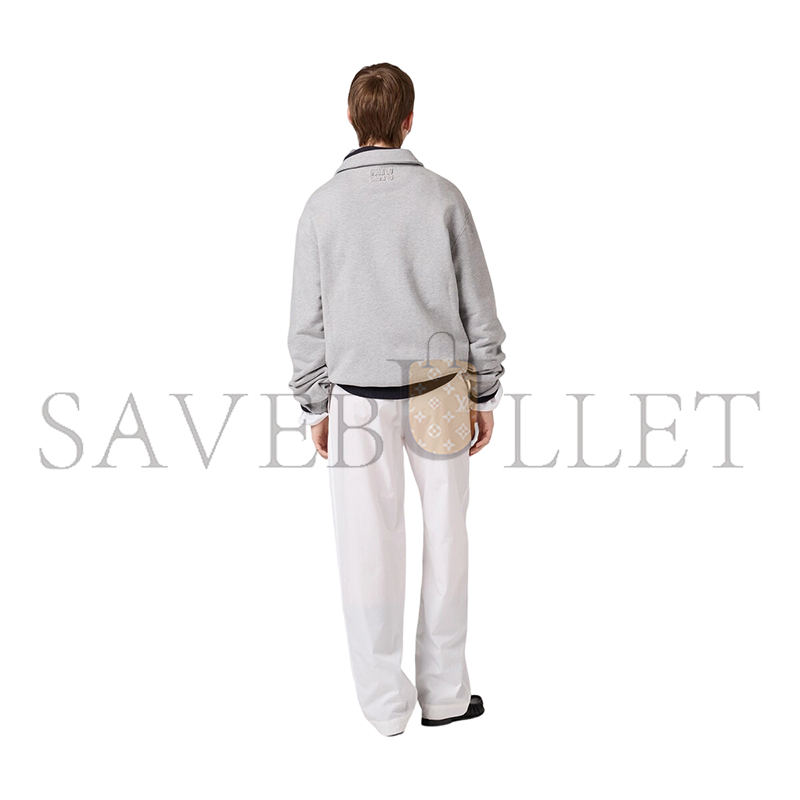 M1v M1v zippered cotton fleece jacket mjla04
